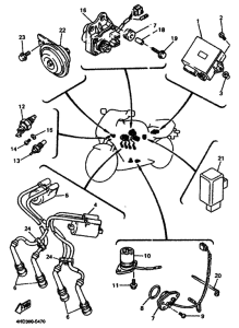 YZF750R Equipo electrico