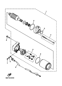TTR125E Стартерный мотор