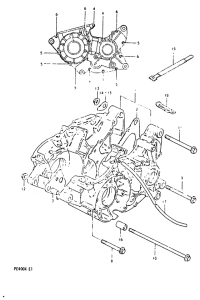 PE400 Картер двигателя