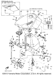 FZR600REC Топливный бак