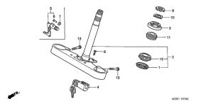 GL1500CD Траверса нижняя