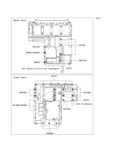 ZR1200 Болты крепления картера