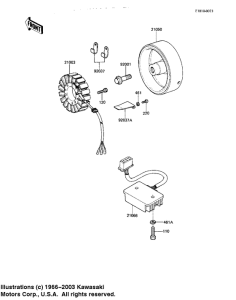KZ1100 Generator / regulator