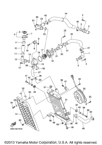 XVS1300A Радиатор и Патрубки