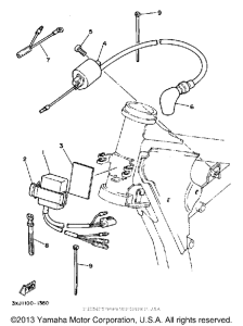 YZ125B Электрика