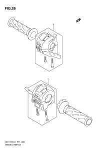 GD110 Рулевой переключатель