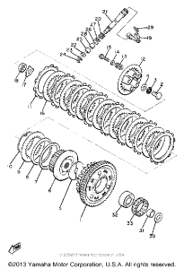 XJ750RH Сцепление