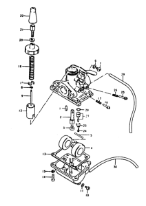TS50 Carburetor assy