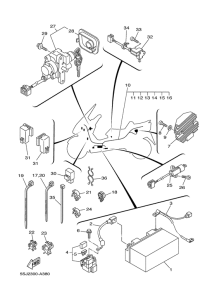YP250 Электрика 1