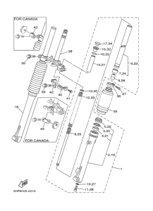  Передняя вилка