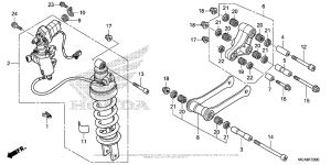 GL1800 Задние амортизаторы