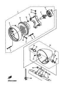 XVS1100 ﾍﾂﾄﾞﾗｲﾄ