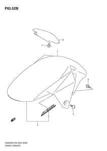 SV650 Переднее крыло