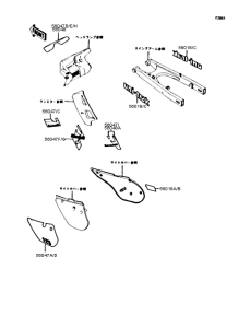 KMX125 Наклейки