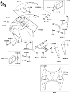 ZX750 Обтекатели