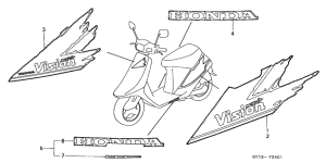 SA50 Наклейка