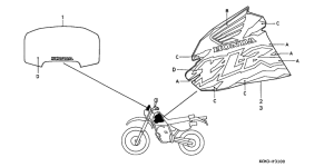 XLR125 Label read the manual