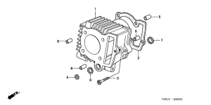 XR50R Цилиндр