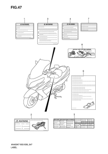 AN400 (ABS) Honda mark
