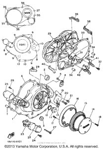XV750W Боковые крышки