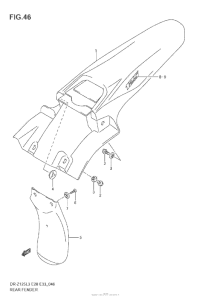  Rear Fender (Dr-Z125L3 E33)