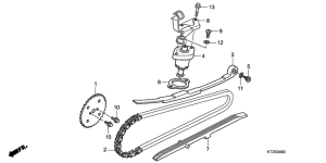 PES150 Цепь грм / натяжное устройство