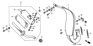 CR125R Глушитель