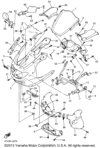 YZF600RNC Обтекатели