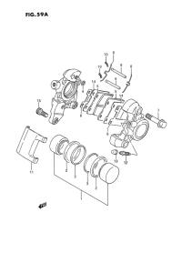 VS1400 Задний суппорт