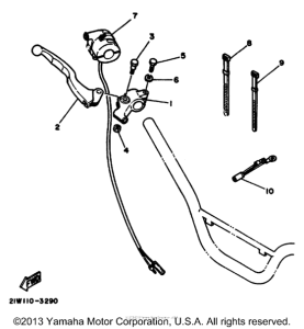 PW80K Handle switch - lever