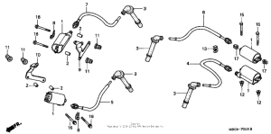 VFR800 Катушка зажигания