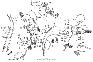 XL250R Рулевые переключатели