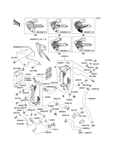 KLX300R Radiator(1 / 2)