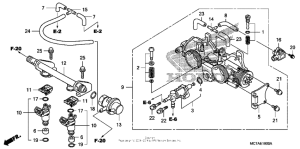 FSC600 (ABS) Корпус Дросселя