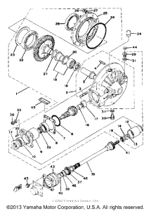 XS750SE-31 - 1978 Final drive gear - drive shaft