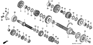 VFR800 (ABS) Трансмиссия