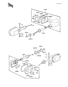 KZ550 Поворотники