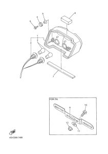 YZF1000R Фонарь