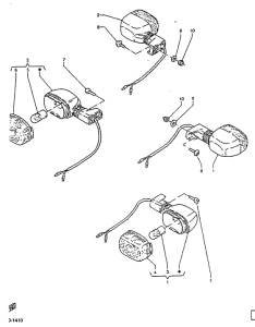 TZR125R Поворотники
