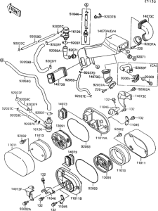 VN1500 Air cleaner(1 / 2)