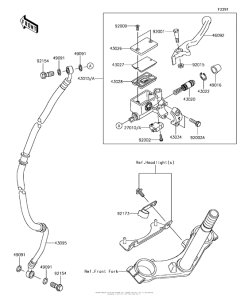 BR125 Главный тормозной цилиндр