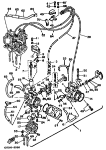 RD500LC Карбюратор