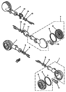 SR250 Поворотники