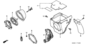 CR125R Воздухоочиститель