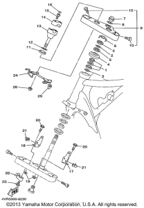 XVS650 Управление