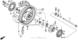  Переднее колесо