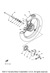 PW80M1 Переднее колесо