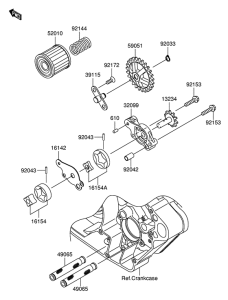 RM-Z250 Маслонасос