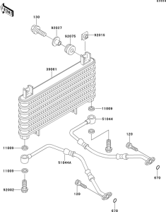 ZX600 Масляный картер