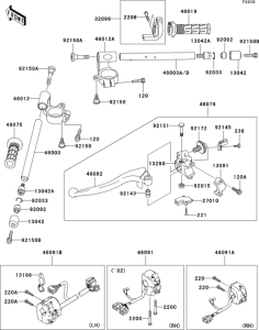 ZX900 Руль